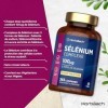 Selenium - 365 Comprimés Vegan | Complexe de Sélénite et L-Sélénométhionine | Pour Système Immunitaire, Cheveux et Ongles | S