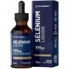 Selenium 100ug | 50ml Liquide Végane | Sélénite de Sodium à Haute Concentration | Selenium Liquid Drops | Horbaach