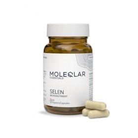 MoleQlar Sélénium 60 gélules – 200 µg sélénite de sodium/capsule, 60 jours, végan, certifié Allemagne