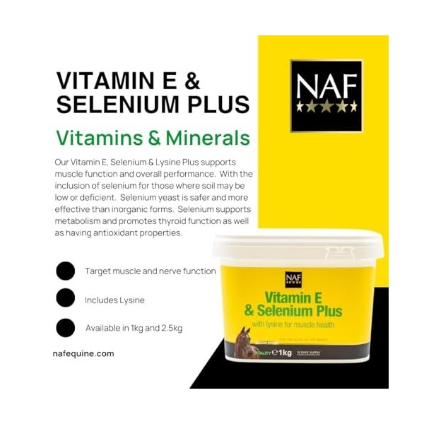 Naf Vitamine E & Sélénium Plus 1 kg