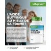 Butyrate de sodium - 180 gélules de 600 mg - Premium : 90% dacide butyrique - Butyrate de sodium pur sans additifs indésirab