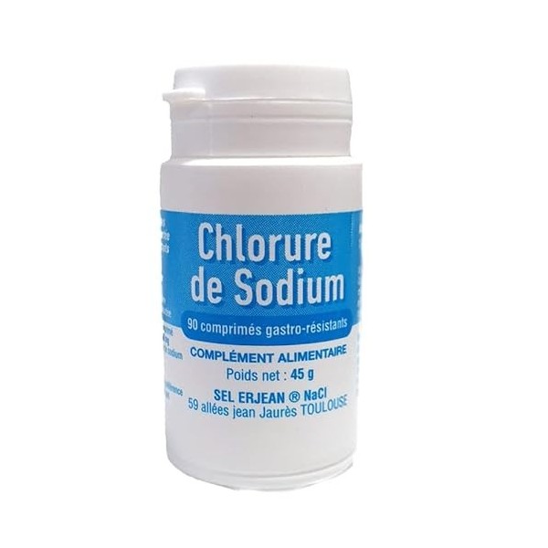 ERJEAN SODIUM CHLORURE GASTRORESISTANT 90