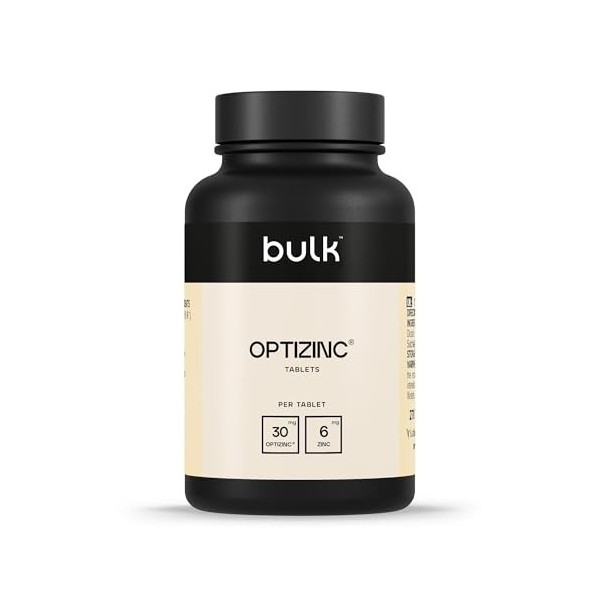 Bulk Comprimés OptiZinc Pure, 30 mg, paquet de 90, lemballage peut varier