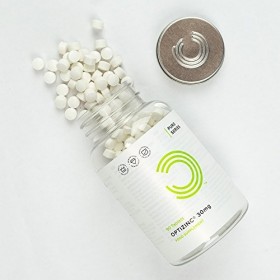 Bulk Comprimés OptiZinc Pure, 30 mg, paquet de 90, lemballage peut varier
