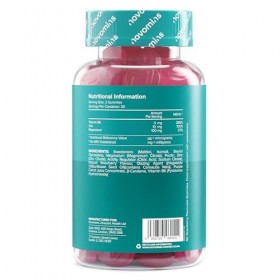 Gummies Zinc & Magnesium avec Vitamine B6 - Sans Sucre ZMA - Soutien à la Santé Musculaire & Osseuse - ZMA Magnésium Zinc et 