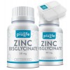 Zinc Bisglycinate 50 mg dont 15 mg de Zink Élémentaire PiùLife – ZN Complément Alimentaire Hautement Biodisponible – Peau, Zinc