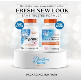 Dr. Bests Pep Zin GI, végétalien, 120 capsules