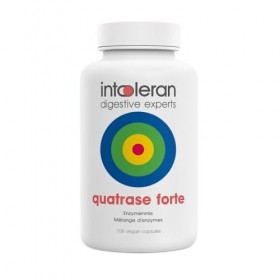 Intoleran Quatrase Forte Enzymes digestives - 108 gélules | Complément alimentaire hautement dosé pour lintolérance au FODMA
