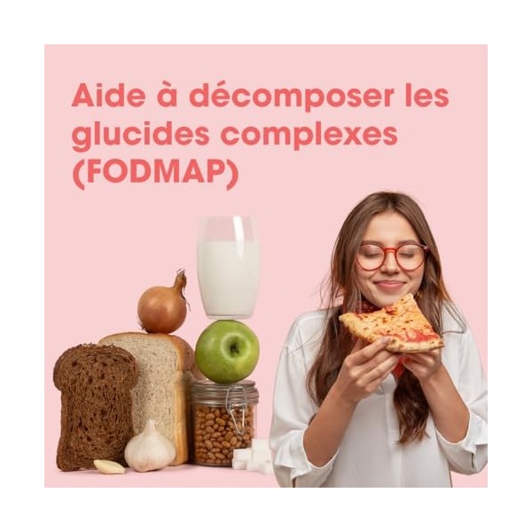 Intoleran Quatrase Forte Enzymes digestives - 108 gélules | Complément alimentaire hautement dosé pour lintolérance au FODMA
