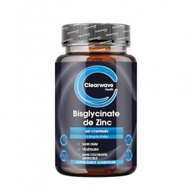 Zinc Bisglycinate | 400 Comprimés Vegan |1 Comprimé Tous les 2 Jours Soit 12,5 mg par Jour | Zinc Complement Alimentaire | Po
