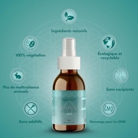 DIOXNATUR Zinc colloïdal 100ml 20 ppm - Solution de zinc avec pulvérisation - Flacon en verre ambré