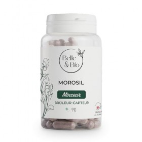 CAPTEUR DE GRAISSE- Complexe Morosil - 90 Gélules - Belle&Bio - Réduction ciblée de la masse grasse - Fabriqué en France