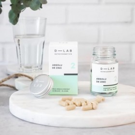 D-LAB Absolu de Zinc | Cure 28 Jours | Zinc Haute Absorption | Régule la Peau à Tendance Acnéique, Renforce Cheveux et Ongles