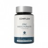 COMPLEM Zinc Bisglycinate – 15 mg de Zinc Élémentaire – Haute Absorption – 90 Gélules Vegan – Contribue au Fonctionnement Nor
