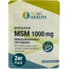 Lot de deux : MSM 1000 mg . méthylsulfonylméthane . avec vitamine C - 240 comprimés 1 MSM