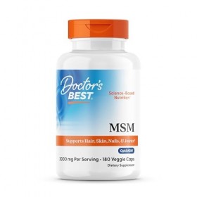 MSM with OptiMSM Vegan, 1000mg - 180 vcaps