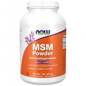 NOW Foods MSM Methylsulphonylmethane, Powder - 454g