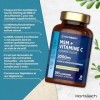 MSM Vitamine C 2000mg | 365 Comprimés Vegan Pour 6 Mois | Méthylsulfonylméthane et Acide Ascorbique | Alternative à la MSM Po