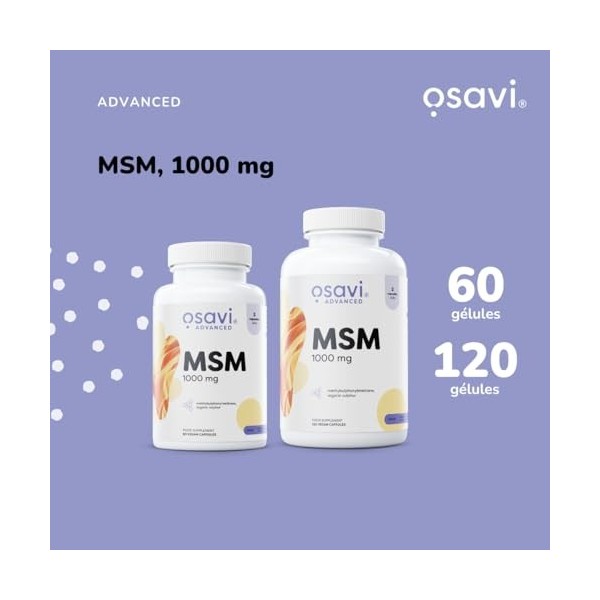 Osavi MSM, 1000 mg - 60 vcaps