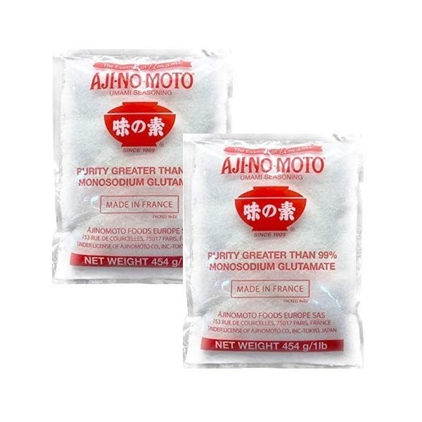 AjiNoMoto Monosodium Glutamate MSG - 2 x 454 g 