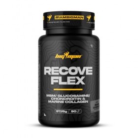 BigMan | RECOVE FLEX 90 CAP | Soutien à la santé articulaire | Avec MSM et GLUCOSAMINE | Enrichi en collagène