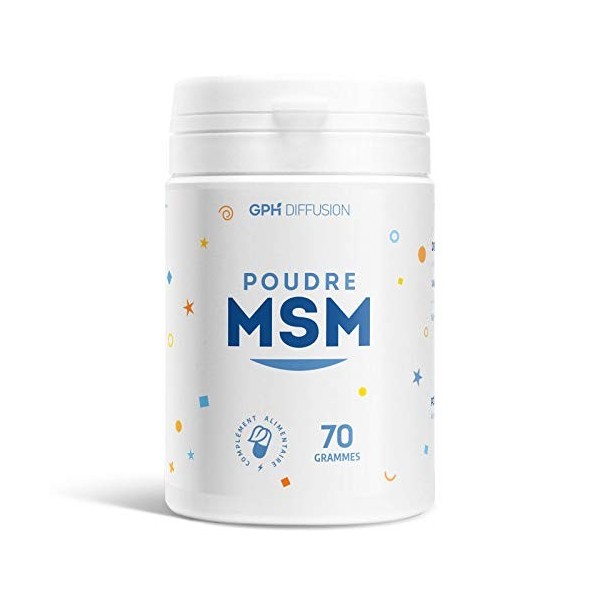 MSM en poudre - 70 g - GPH Diffusion