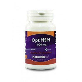 NATURBITE MSM 1000mg. 60comp. – se prend chaque jour conformément aux indications, comprimés faciles à intégrer à la routine 