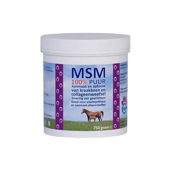 Sanobest MSM 100 % pur - Cheval - 750 g
