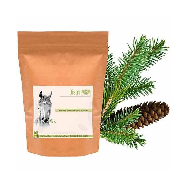 MSM Cheval – Soufre Organique pour Articulations, Tendons et Confort Respiratoire – Soutien Anti-Inflammatoire, Muscles et Ti...