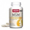 Jarrow Formulas MSM 1000 mg – 200 capsules végétariennes – Méthylsulfonylméthane – Source importante de soufre organique – Re