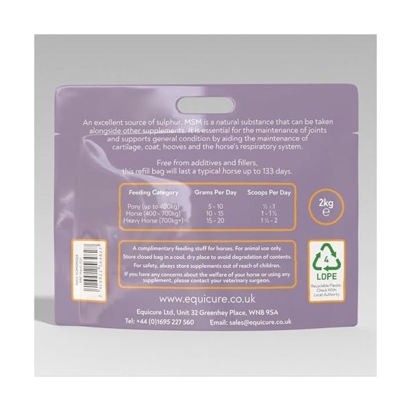 Equicure Pure MSM 2 kg .