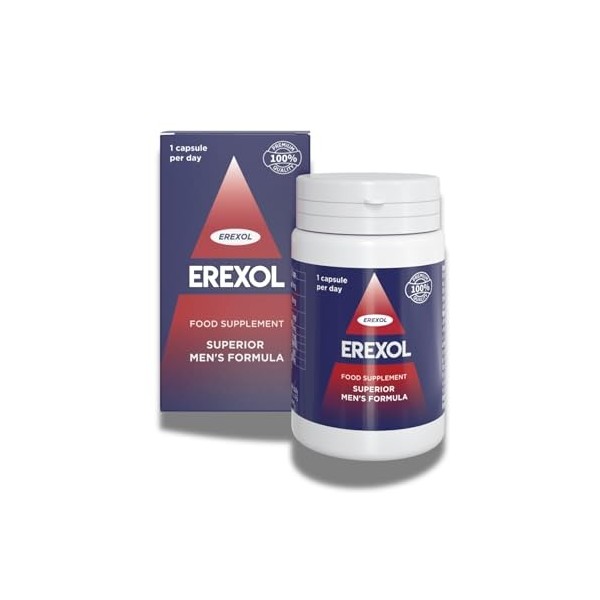 ErexoI Lot de 60 capsules pour la santé des hommes