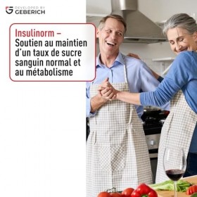 Insulinorm - 30 Capsules – Maintien des Niveaux Normaux de Glucose – avec Berbérine, Shiitake, Thé Vert, Vitamines et Minérau