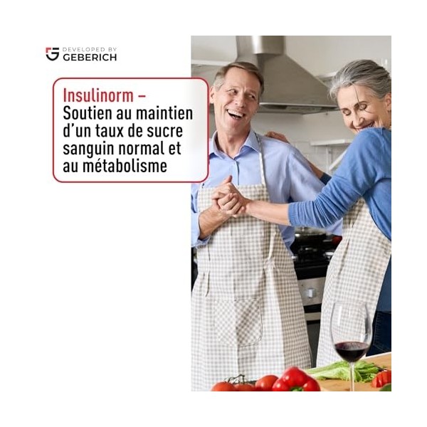 Insulinorm - 30 Capsules – Maintien des Niveaux Normaux de Glucose – avec Berbérine, Shiitake, Thé Vert, Vitamines et Minérau
