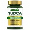 TUDCA 2500mg par Portion - 120 Gélules dAcide Tauroursodésoxycholique Ultra Pur - Supplément pour le Soutien du Foie et de l