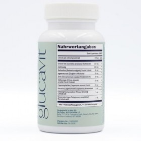 Glucavit Gélules – Complément Alimentaire avec 11 Nutriments Essentiels | Vitamines & Minéraux pour l’Énergie, la Vitalité et...