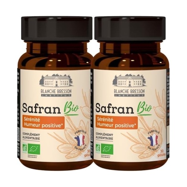 BLANCHE BRESSON - Safran Bio Safr’Inside™ - Humeur Positive & Sérénité - Extrait Breveté Techcare Extraction™ - Dosage Optim ...