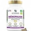 Ménopause BIO | Sans Hormones, 100% Naturel | Bouffées de Chaleur, Irritabilité, Stress | Gattilier, Sauge, Safran | 60 gélul