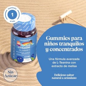 L-Théanine pour enfants - 50 mg de L-Théanine avec Mélisse et Vitamine B6 - Végan - Sans Gluten - Concentration et Focalisati