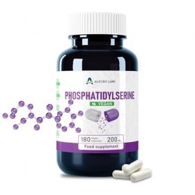 Alzuro Labs Phosphatidylsérine 200mg | 180 Capsules Végétaliennes | Soutien Cérébral, Mémoire et Cognitif Haute Puissance | T