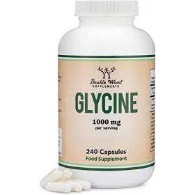 DW Glycine Complement | 240 Gelules Glycine Haute Teneur - 1000 mg par Portion | Complément Alimentaires Acides Aminés | Sans...