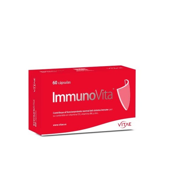 VITAE INMUNOVITA 60cap. – gélules qui facilitent la supplémentation quotidienne, boîte de 60 gélules, recommandé en complémen