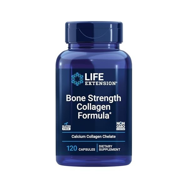 Life Extension Bone Strength Formula with Koact Vegetarian Capsules, 120 Count