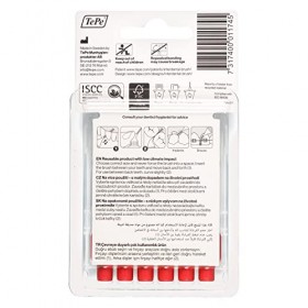 Brosse interdentaire rouge 0 5 mm 6St Soins personnels et santé