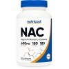Nutricost N-acétyle L-cystéine NAC 600 mg, 180 capsules – Sans OGM, sans gluten