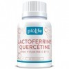 Lactoferrine Quercétine avec Vitamines C et D PiùLife – Routine quotidienne pour les défenses naturelles et le bien-être – 60