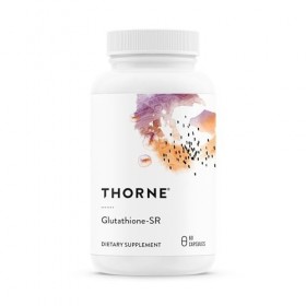 Thorne Glutathione-SR - Supplément de Gluthation à Libération Prolongée avec Soutien Antioxydant pour le Foie, le Cerveau, le