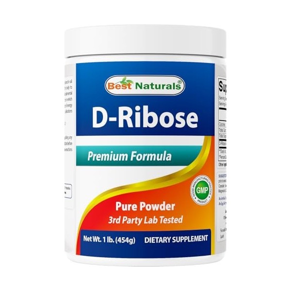 Best Naturals D-Ribose Poudre 0,5 kg