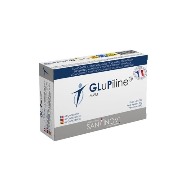 SANTINOV - GLuPiline MVM - Supplémentation Multivitaminée formulée pour réduire les carences dues à lamaigrissement par Trai