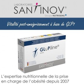 SANTINOV - GLuPiline MVM - Supplémentation Multivitaminée formulée pour réduire les carences dues à lamaigrissement par Trai